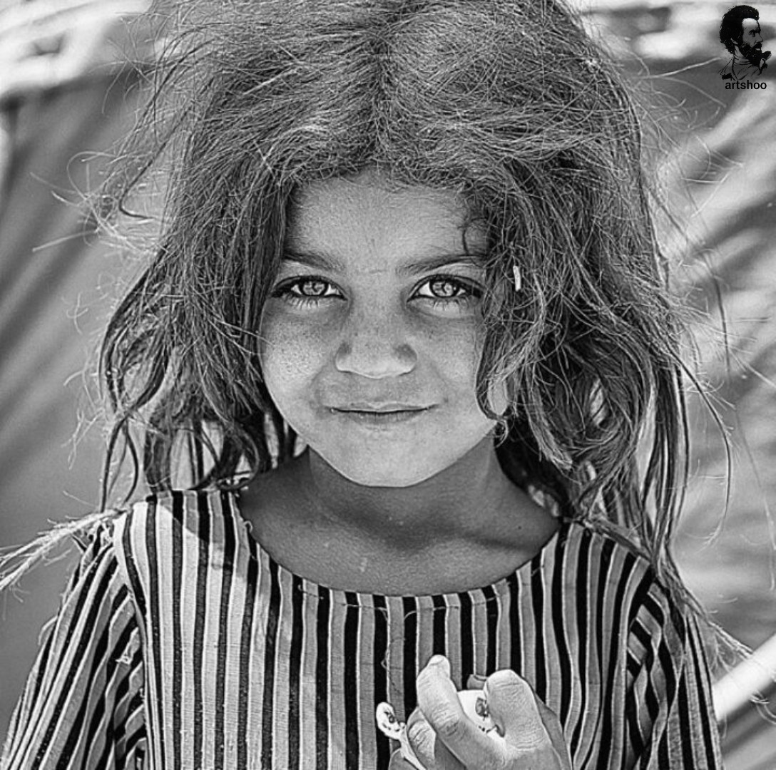 مدل کودک سیاه قلم